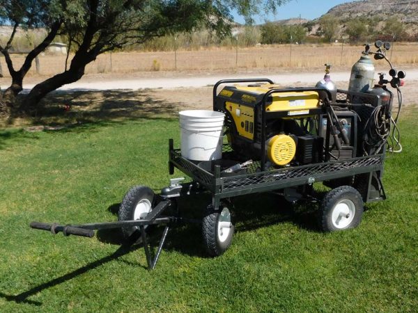 Customizable Dolly | Tempe, Phoenix & Mesa, AZ | Ultimate Cart and Dolly for transporting heavy equipment and industrial sized loads in the trades welding attachment 1